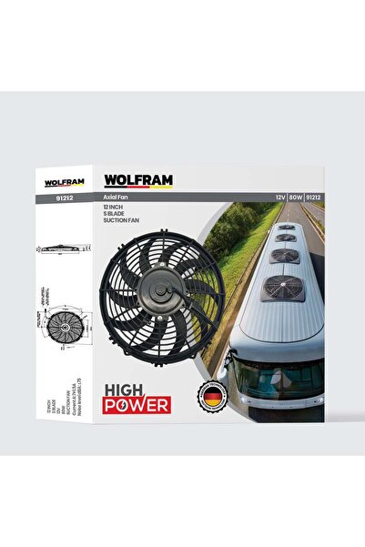 WOLFRAM AXİAL FAN 12 İNCH S KANAT 91212