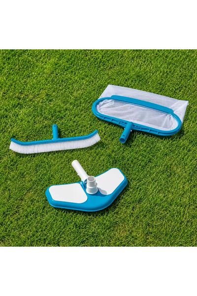 Intex Kit de întreținere piscină, Perie+Plasă, Accesorii pentru curățarea pis...