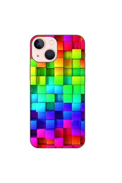 OEM Husa compatibila cu Apple iPhone 13 Mini Silicon Gel Tpu Model Colorful C...