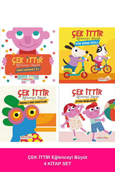 The Kitap ÇEK İTTİR Eğlenceyi Büyüt 4 Kitap Set