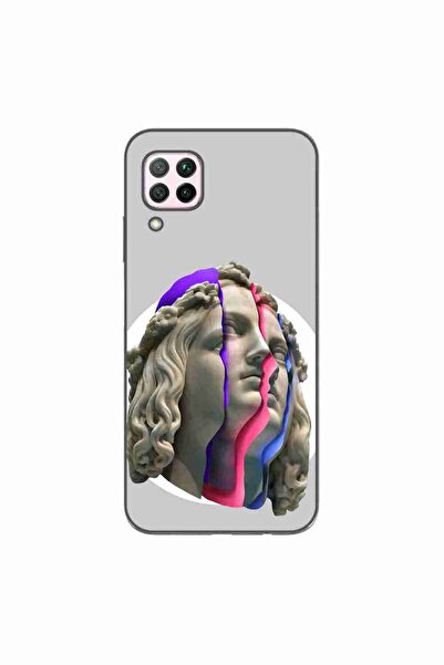 OEM Θήκη συμβατή με Huawei P40 Lite Σιλικόνης Gel TPU Μοντέλο Neon Ruins
