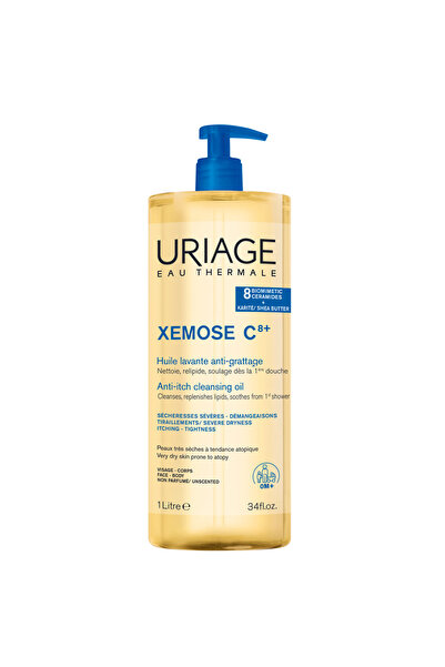 Uriage Xemose, Καταπραϋντικό, Καθαριστικό Έλαιο, Για Πρόσωπο & Σώμα, 1000 ml