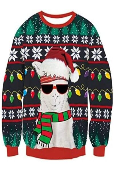 Other Ugly Christmas Pullover, Funny Christmas Jumper, Sweatshirts, Long Slee...
