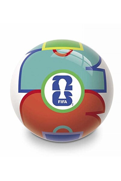 NN World Cup 2026 soccer ball, 22 cm, White/Multicolor