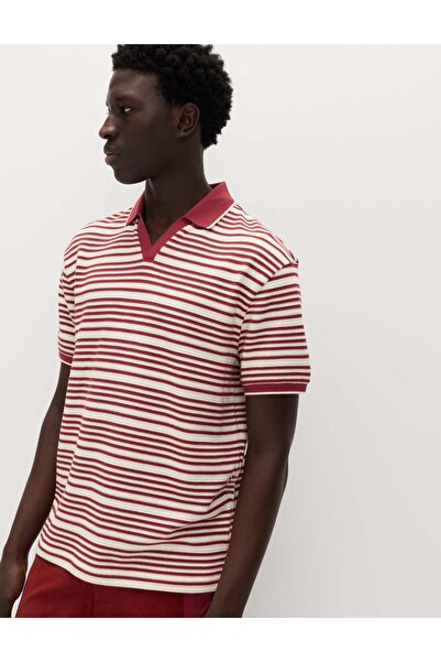 Marks & Spencer Pamuk Karışımlı Polo Yaka T-shirt