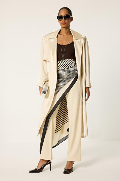 Touché Privé Straight Fit Crepe Pants