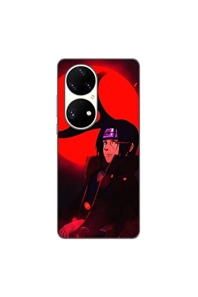 OEM Θήκη συμβατή με Huawei P50 Pro Σιλικόνης Τζελ TPU Μοντέλο Itachi Sharingan