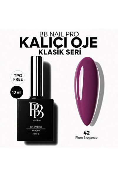 - Gel Polish No:42 Plum Elegance