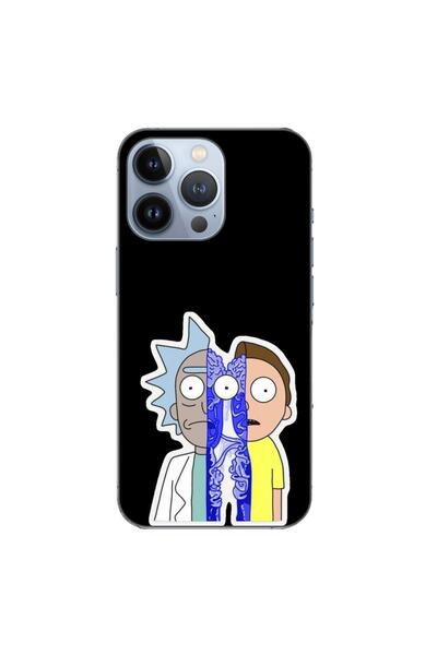 OEM Husa compatibila cu Apple iPhone 13 Pro Silicon Gel Tpu Model Rick And Mo...