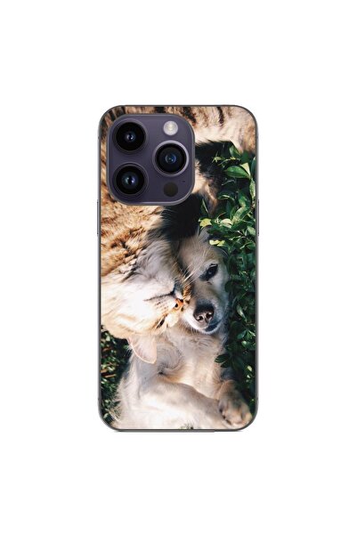 OEM Husa compatibila cu Apple iPhone 14 Pro Silicon Gel Tpu Model Caine si Pi...