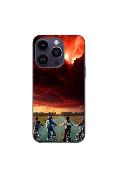 OEM Husa compatibila cu Apple iPhone 14 Pro Silicon Gel Tpu Model Stranger Th...