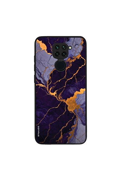 Sonique Θήκη Marble Series για Xiaomi Redmi Note 9 Μωβ