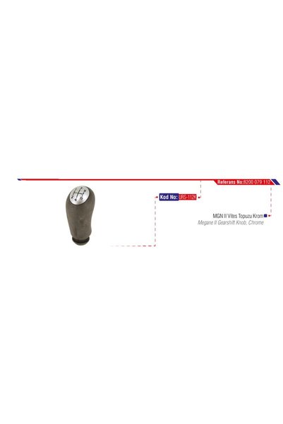 Generic Brand Gear knob chrome mgn ii-logan