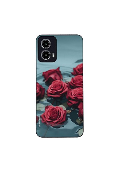 Sonique Θήκη Sunset in Eden Series για Motorola Moto G34 5G Midnight Rose