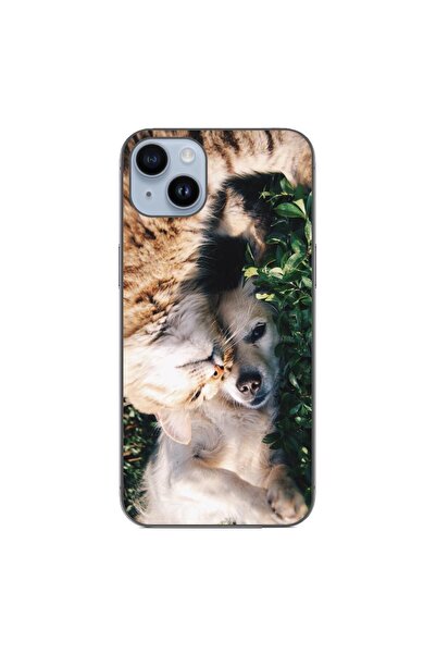 OEM Husa compatibila cu Apple iPhone 15 Plus Silicon Gel Tpu Model Caine si P...