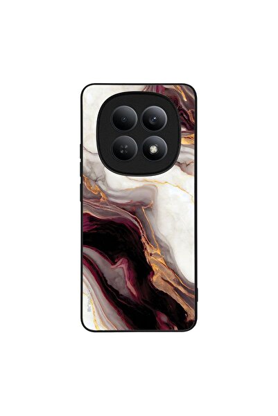 Sonique Θήκη Marble Series για Xiaomi Redmi Note 15 5G / Poco M8 5G Μπορντώ