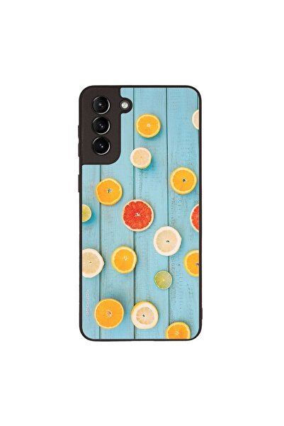 Sonique Θήκη Fruit Series για Samsung Galaxy S21 Plus Γκρέιπφρουτ
