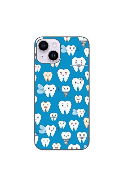 OEM Husa compatibila cu Apple iPhone 14 Silicon Gel Tpu Model Dentist Pattern