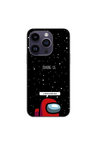 OEM Θήκη συμβατή με Apple iPhone 15 Pro, από σιλικόνη gel TPU, μοντέλο Among Us