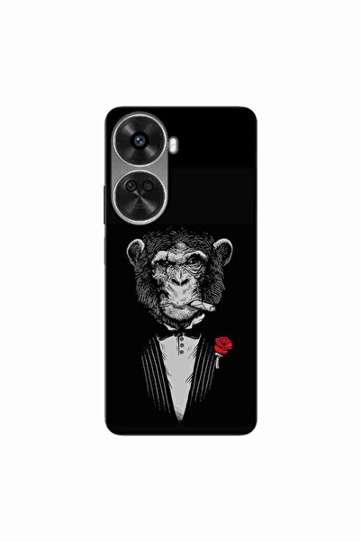 OEM Husa compatibila cu Huawei Nova 12 SE Silicon Gel Tpu Model Cigar Monkey