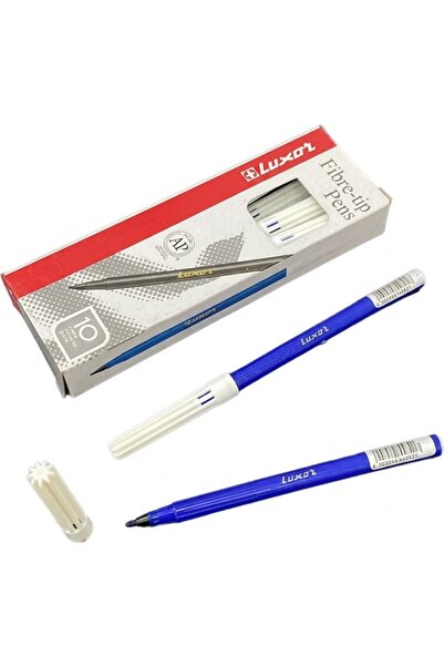 Generic Brand قلم فلوماستر أزرق، عبوة من 10 قطع