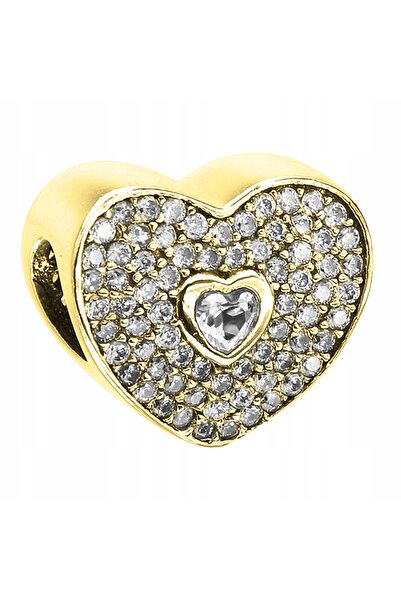 Larezo Pandantiv Tip Charm Pentru Bratari Modulare, Argint 925 Placat Cu Aur ...