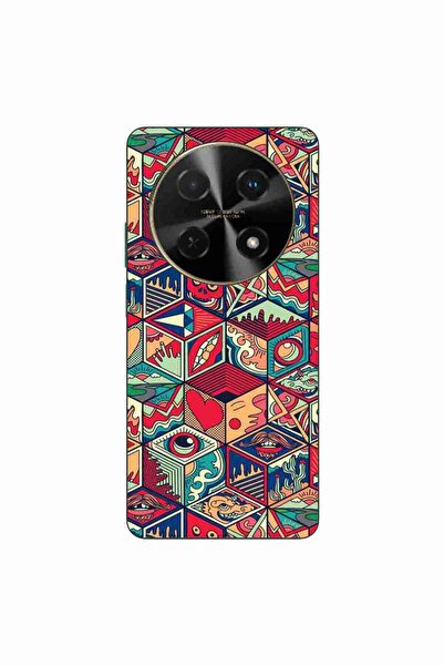 OEM Husa compatibila cu Huawei Nova 12i Silicon Gel Tpu Model Pop Art Geometric