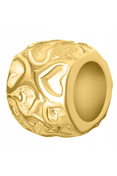 Larezo pandantiv, element decorativ, Model Inima Aurie Margele Cerc Cu Inimio...
