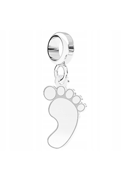 Larezo Pandantiv tip charm pentru brățări modulare, argint 925, model picioru...