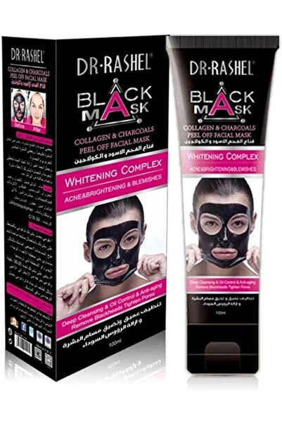 DR.RASHEL Dr. Rashel Black Charcoal Collagen Mask, 100 ml, for acne-prone skin
