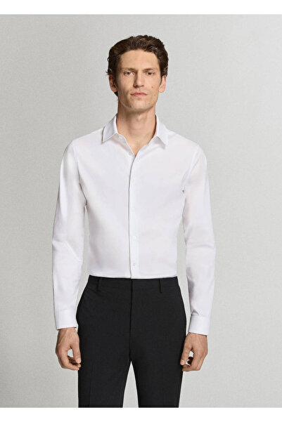 MANGO Man Süper slim fit streç pamuklu gömlek