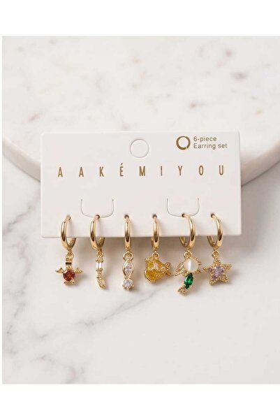 Yakemiyou Stylish Looking Multi-Piece Earrings