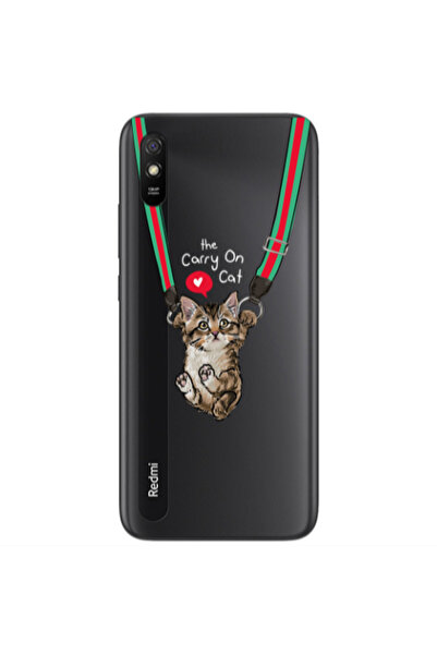 Other Xiaomi Redmi 9A Swinging cat Transparent Silicone TPU Θήκη