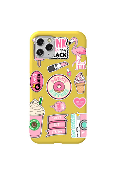 Other Apple iPhone 11 Pro Donut disturb Yellow Colored Silicone TPU Θήκη