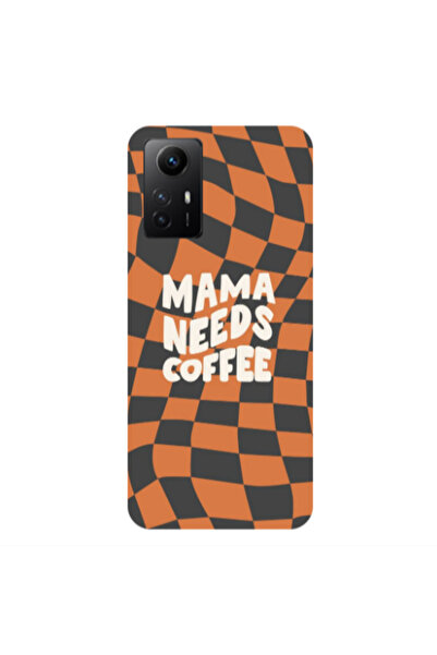 Other Xiaomi Redmi Note 12s Mama needs coffee Transparent Silicone TPU Θήκη