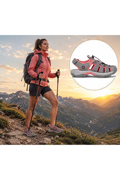 HUMTTO Kadın Trekking spor sandalet 2026 Yeni Ürün Hummto suya dayanıklı sistem
