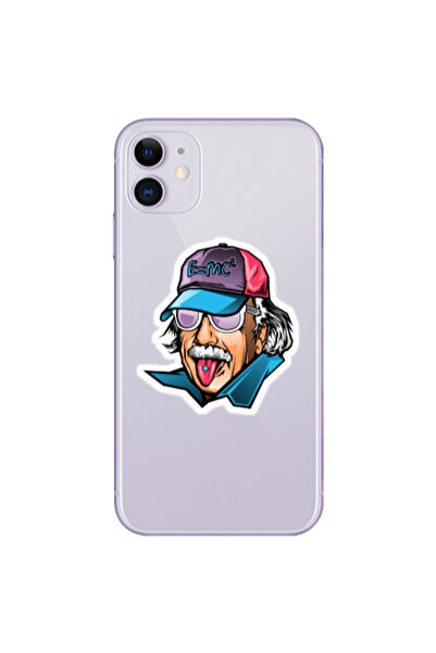 Other Apple iPhone 11 Einstein Transparent Silicone TPU Θήκη