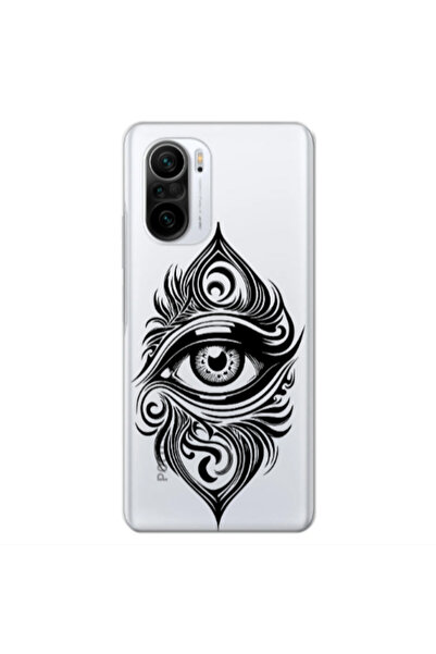 Other Xiaomi Poco F3 Eye patterned drawing Transparent Silicone TPU Θήκη