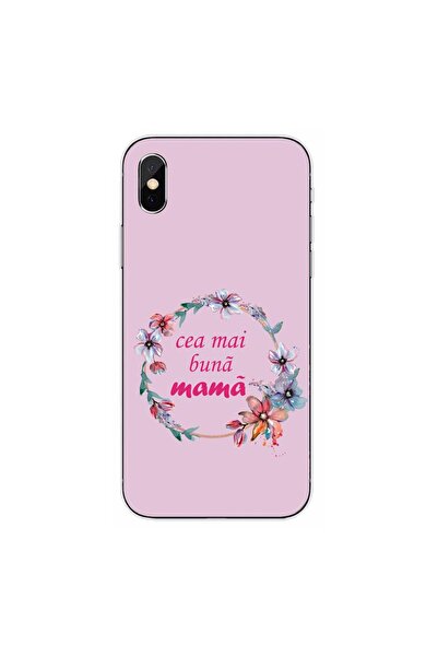 OEM Husa compatibila cu Apple iPhone X Silicon Gel Tpu Model Cea Mai Buna Mama