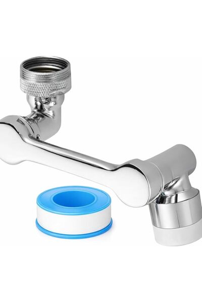 The Bros 1080° Swivel Faucet Extender 14cm – Universal Rotating Sink Aerator ...