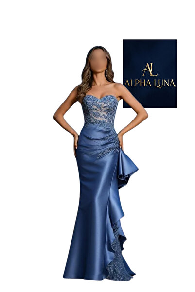 ALPHALUNA Luxury Mikado Evening Dress