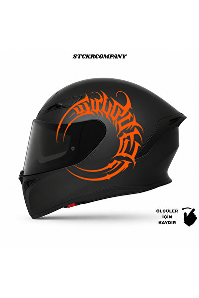 STCKRCO Bendito Helmet Sticker |   Motorcycle Helmet Side Sticker |   Bendito...