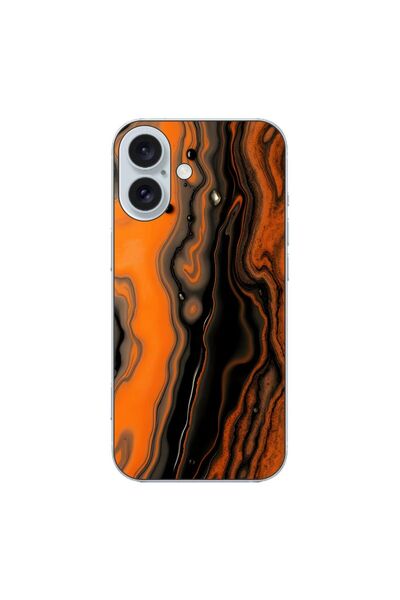 OEM Калъф, съвместим с Apple iPhone 16, силиконов гел TPU модел, с метален де...