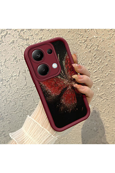 ARTISHELL Redmi Note 13 Pro 4G Uyumlu Kelebek desenli, sağlam ve şok emici te...