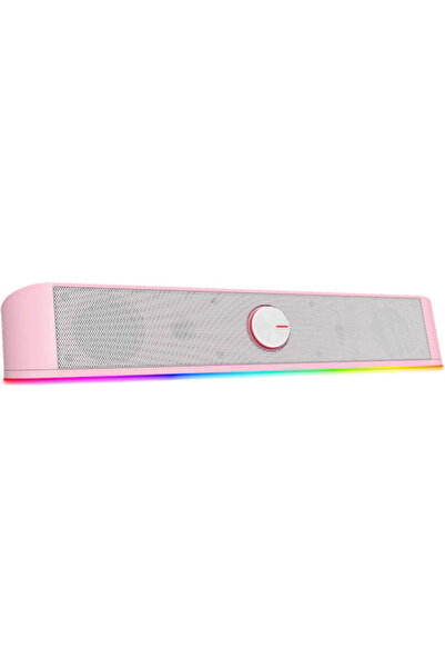 REDRAGON GS560P Adiemus Ηχείο με RGB 3W Ροζ