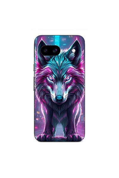 OEM Калъф, съвместим с Google Pixel 8A, силиконов гел TPU, с десен Киберпънк ...
