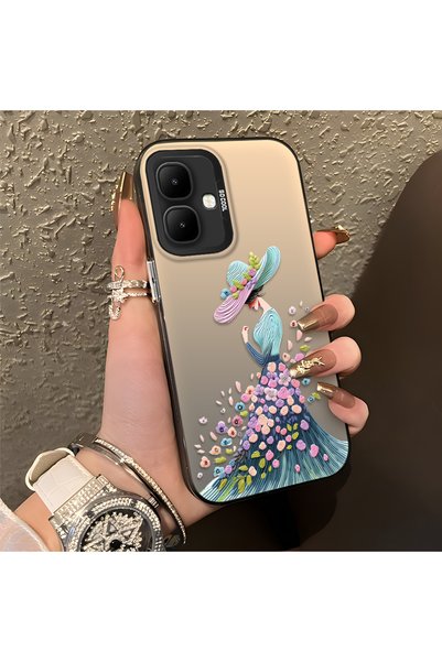 Hontinga حافظة هاتف Infinix Smart 10 متوافقة مع حافظة خلفية صلبة من السيليكون...