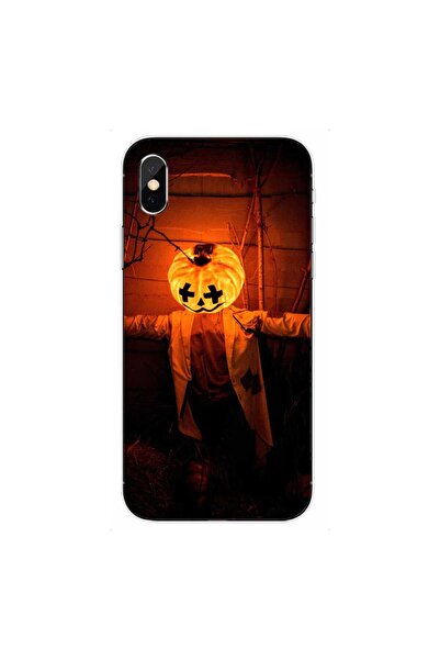 OEM Husa compatibila cu Apple iPhone XS Max Silicon Gel Tpu Model Halloween S...