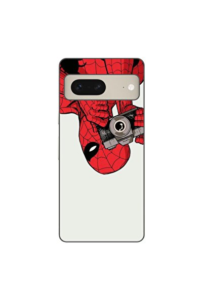 OEM Husa compatibila cu Google Pixel 7 Silicon Gel Tpu Model Spiderman