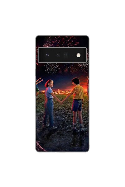 OEM Θήκη συμβατή με Google Pixel 6 Pro από σιλικόνη gel TPU με σχέδιο Strange...